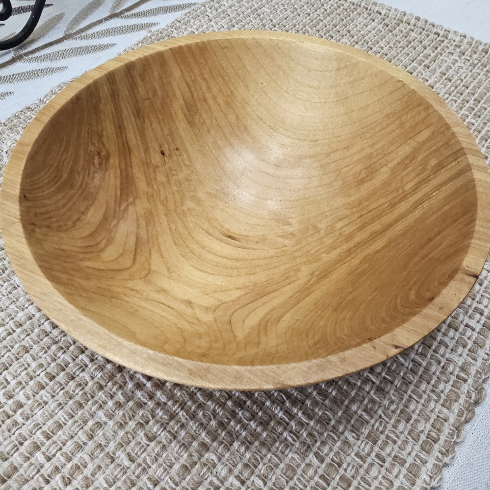 Alaska Birch Wood Decorative Bowl 1996 Edition EUC - Picture 7 of 8